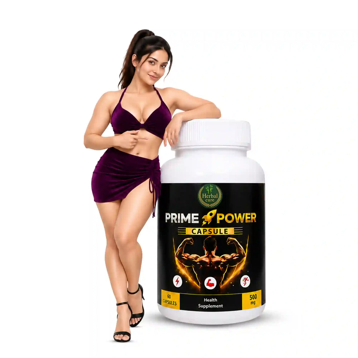 Prime Power Capsule -   Herbal Men's Wellness Capsule